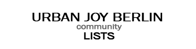 UrbanJoy Lists - Inserate aus der Community